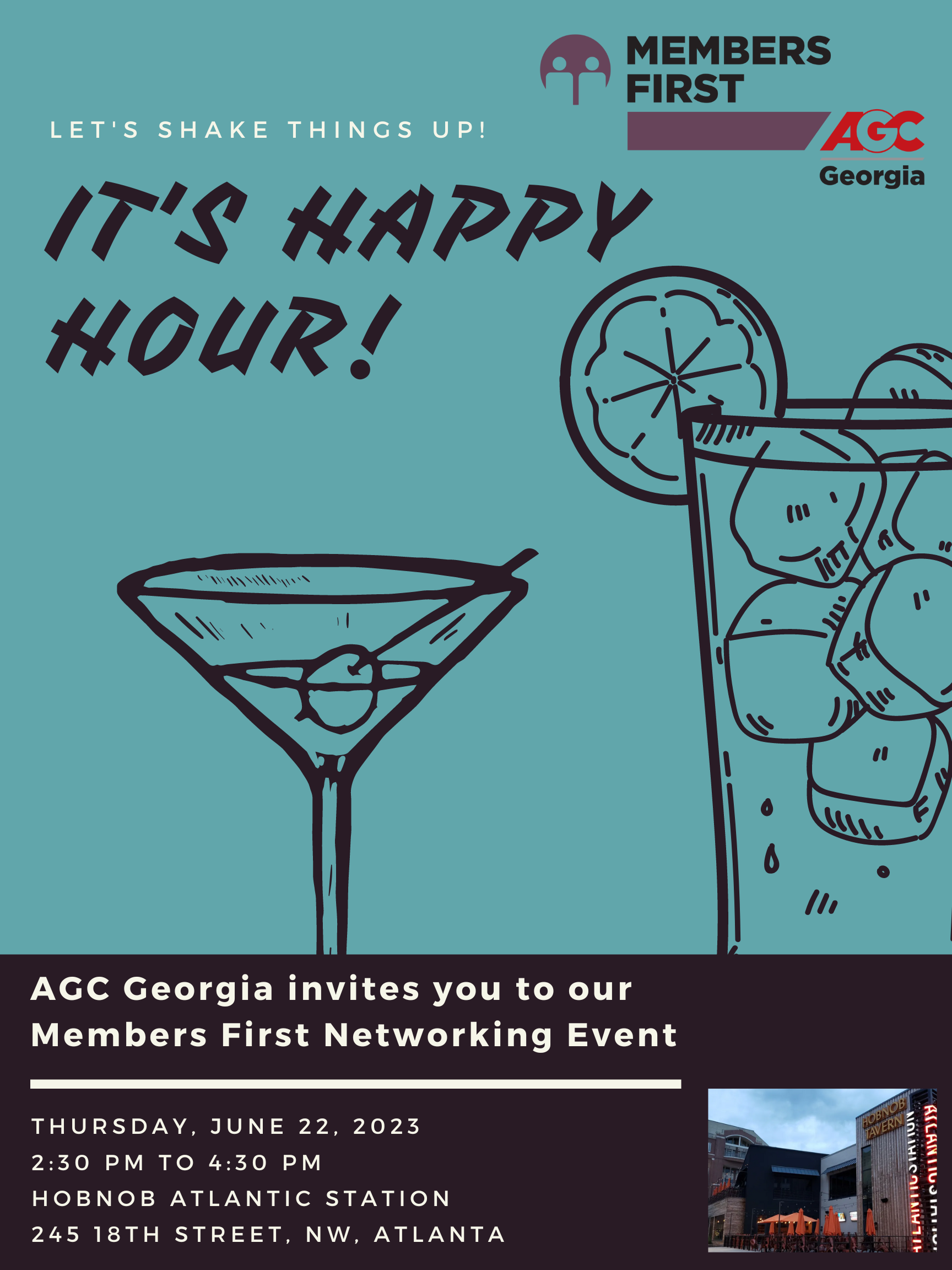 Display event Networking Event HOBNOB At Atlantic Station